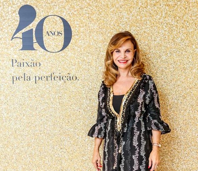 Lucia Piloto no aniversario de 40 anos