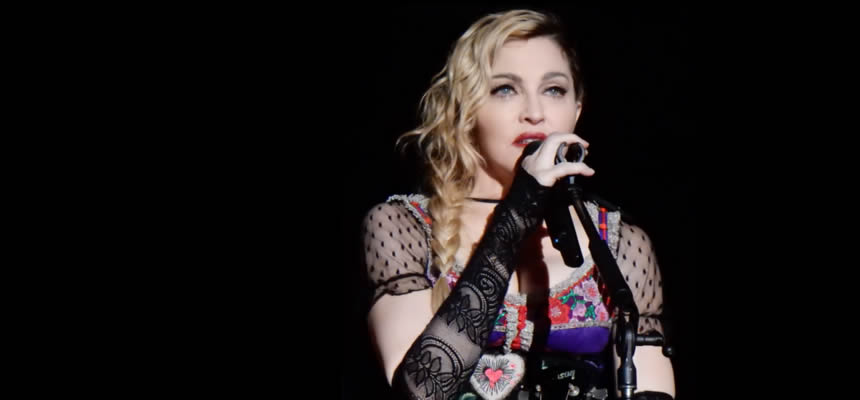 Madonna em concerto